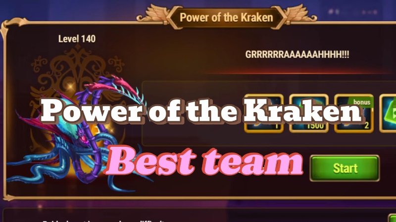 Best power of the kraken game in India